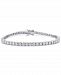 Lab-Created Moissanite Tennis Bracelet (5-1/10 ct. t. w. ) in Sterling Silver