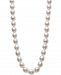 Belle de Mer Cultured Freshwater Oval Pearl (10 -11mm) 17-1/2" Collar Necklace