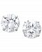 Certified Colorless Diamond Stud Earrings in 18k White Gold (1-1/2 ct. t. w. )