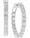 Diamond In & Out Hoop Earrings (4 ct. t. w. ) in 14k White Gold