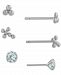 Giani Bernini 3-Pc. Set Cubic Zirconia Bead Stud Earrings in Sterling Silver, Created for Macy's