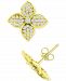 Giani Bernini Cubic Zirconia Flower Stud Earrings, Created for Macy's