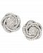 Wrapped in Love, 14k White Gold Diamond Pave Knot Earrings (1 ct. t. w. ), Created for Macy's