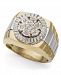 Men's Diamond Two-Tone Ring in 10k Gold (1 ct. t. w. )