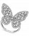 Effy Diamond Butterfly Ring (1-3/8 ct. t. w. ) in 14k White Gold