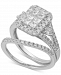 Diamond Princess Halo Bridal Set (1-3/4 ct. t. w. ) in 14k White Gold