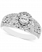 Diamond Triple Halo Openwork Ring (1 ct. t. w. ) Ring in 14k White Gold