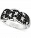 Le Vian Black Diamond (7/8 ct. t. w. ) & Nude Diamond (1/5 ct. t. w. ) Scattered-Look Cluster Ring in 14k White Gold