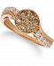 Le Vian Champagne Diamond (3/4 ct. t. w. ) Statement Ring in 14k Rose Gold