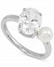 Arabella Cultured Freshwater Pearl (5-mm) & Cubic Zirconia Ring in Sterling Silver
