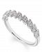 Certified Diamond (1/6 ct. t. w. ) Band in 14K White Gold