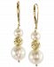 Effy Cultured Freshwater Pearl Drop Earrings in 14k Gold (5-1/2mm and 11mm)