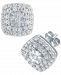 Forever Grown Diamonds Lab-Created Diamond Halo Cluster Stud Earrings (3/4 ct. t. w. ) in Sterling Silver