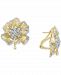 Effy Diamond Flower Stud Earrings (1-5/8 ct. t. w. ) in 14k Gold