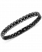 Effy Men's Watch Link Bracelet in Black Rhodium-Plated Sterling Silver
