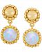 Opal Beaded Round Drop Earrings (2-3/8 ct. t. w. ) in 14k Gold-Plated Sterling Silver
