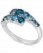 Blue Topaz Bypass Statement Ring (1-3/4 ct. t. w. ) in Sterling Silver