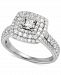 Diamond Princess Multi-Halo Engagement Ring (1 ct. t. w. ) in 14k White Gold