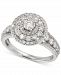 Diamond Raised Halo Engagement Ring (1 ct. t. w. ) in 14K White Gold