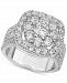 Diamond Halo Cluster Engagement Ring (3-1/2 ct. t. w. ) in 14k White Gold