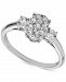 Diamond Oval Cluster Ring (1/2 ct. t. w. ) in 14k White Gold