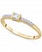 Wrapped Certified Diamond Princess Ring (1/6 ct. t. w. ) in 14k Gold, Created for Macy's
