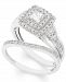 Certified Diamond (3/4 ct. t. w. ) Bridal Set in 14k White Gold