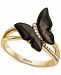 Effy Mother-of-Pearl & Diamond (1/10 ct. t. w. ) Ring in 14k Gold