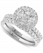 Effy Diamond Multi-Cut Halo Cluster Bridal Set (1-1/2 ct. t. w. ) in 14k White Gold