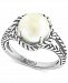 Effy Freshwater Pearl (9mm) Rope-Style Ring in Sterling Silver