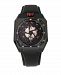 Reign Asher Automatic Genuine Black Leather Watch 47mm