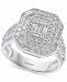 Effy Diamond Halo Cluster Statement Ring (1-1/8 ct. t. w. ) in 14k White Gold