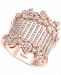 Effy Diamond Multirow Corset Ring (1-1/20 ct. t. w. ) in 14k Rose Gold