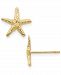 Starfish Stud Earrings in 14k Gold