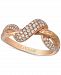 Le Vian Diamond Swirl Ring (1/3 ct. t. w. ) in 14k Rose Gold
