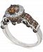 Le Vian Chocolatier Diamond Halo Ring (1-1/4 ct. t. w. ) in 14k White Gold