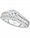 TruMiracle Diamond Cathedral Engagement Ring (1-1/2 ct. t. w. ) in 14k White Gold
