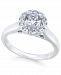 X3 Diamond Engagement Ring (1 ct. t. w. ) in 18k White Gold, Created for Macy's