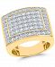 Men's Diamond Cluster Ring (3 ct. t. w. ) in 10k Gold