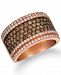 Le Vian Chocolate Diamond & Vanilla Diamond Statement Ring (1-3/4 ct. t. w. ) in 14k Rose Gold