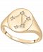 Wrapped Diamond Libra Constellation Ring (1/20 ct. t. w. ) in 10k Gold, Created for Macy's