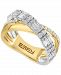 Effy Diamond Crossover Statement Ring (3/4 ct. t. w. ) in 14k Two-Tone Gold