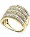 Effy Diamond Multi-Row Statement Ring (1-1/2 ct. t. w. ) In 14k White Gold, 14K Gold Or 14K Rose Gold