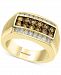 Effy Men's Multi-Color Diamond Ring (1-3/8 ct. t. w. ) in 14k Gold