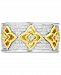 Enchanted Disney Fine Jewelry Diamond Aladdin Ring (1/5 ct. t. w. ) in Sterling Silver & 10k Gold