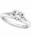 Gia Certified Diamond Solitaire Engagement Ring (1 ct. t. w. ) in 14k White Gold