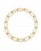 Esquire Men's Jewelry Large Cable Link Bracelet in Gold-Tone Ion-Plated Stainless Steel, Created for Macy's