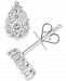 Effy Hematian Diamond Teardrop Cluster Stud Earrings (5/8 ct. t. w. ) in 18k White Gold
