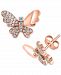 Effy Diamond Butterfly Stud Earrings (1/2 ct. t. w. ) in 14k Rose Gold