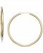 Giani Bernini Large Endless Hoop Earrings in 18k Gold-Plated Sterling Silver, 2", Created for Macy's